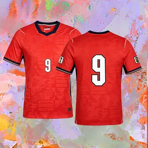 2026 Red KANE No. 9 Away Short Sleeve Soccer Jersey