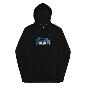 Born to Reel Hoodie – Black Midweight Classic