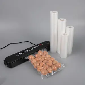 Vacuum Sealed Bag for Food Preservation, 2 Rolls Vacuum Food Bag, Vacuum Sealed Storage Bag, Meal Preparation and Food Storage