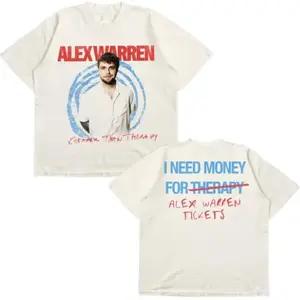 I Need Money For Therapy Creeper Alex Warren T Shirt  Music Tour 2025 Global Sweatshirt  Alexx Warren Cloud Tee Casual Comfort Hoodie  Gift for him  Gift for her_2