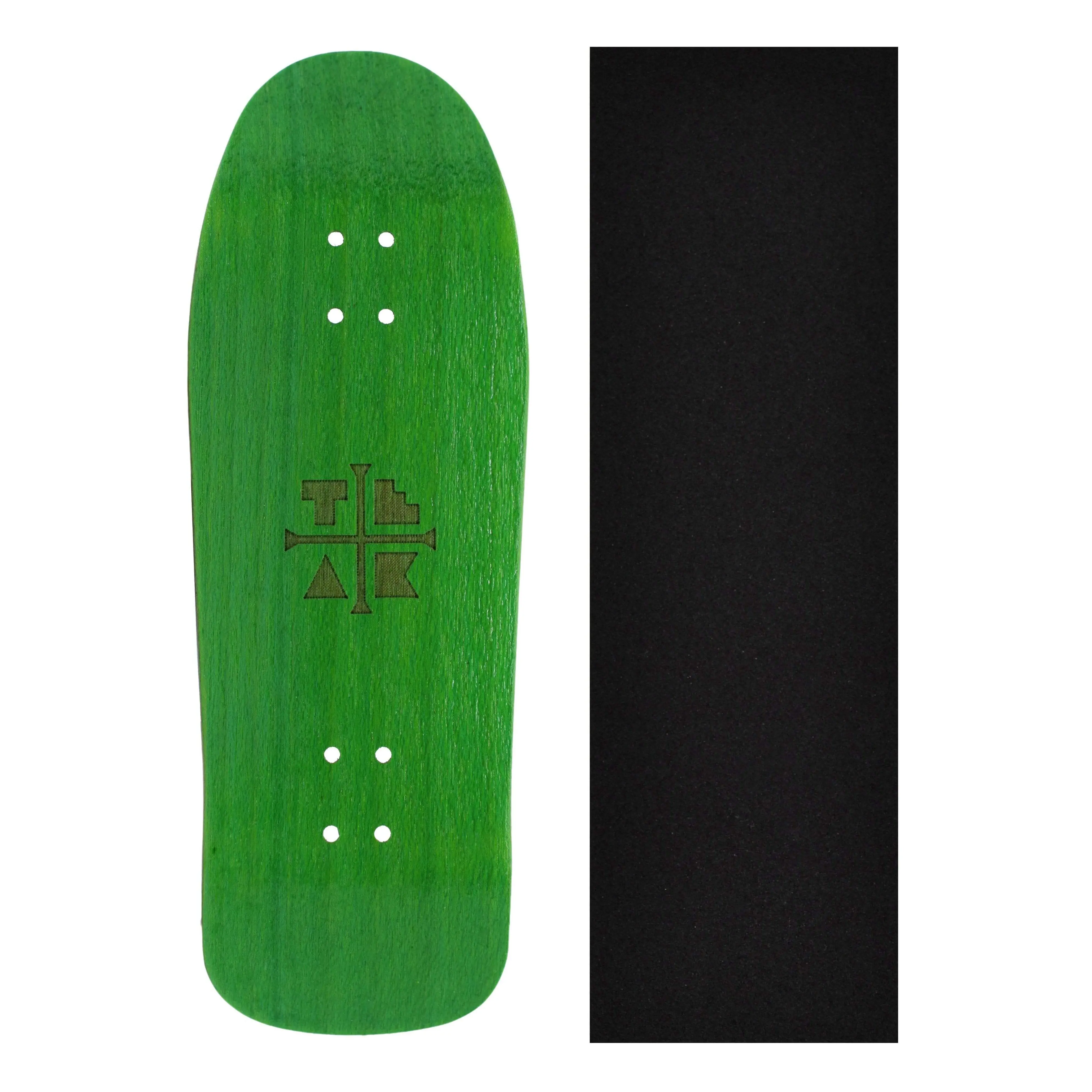 Carlsbad Cruiser Wooden Fingerboard Deck, "Ghillie Green" - 34mm x 100mm