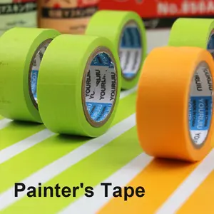 2.4cm/Easy-Tear & Bleed-Resistant Washi Paper Masking Tape｜For Paint & Coatings, Leaves No Residue & Ensures Sharp Lines