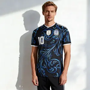 2026 Argentina National Team Away Messi 10 Short-Seeve Soccer Jersey