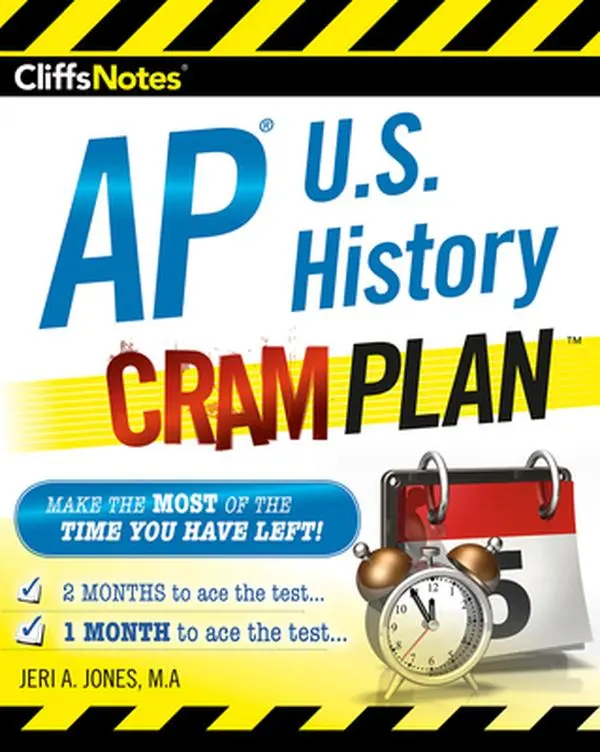 USED Book - CliffsNotes AP U.S. History Cram Plan: CliffsNotes Cram Plan by Mondragon-Gilmore, Joy (Paperback) - english