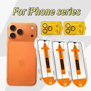 Tempered Glass Screen Protector for iPhone  17/1 7Air/17 Pro/17 Pro Max iPhone 14/11/12/13/16 Pro Max  Series, Durable & Scratch-Resistant Design, Compatible with Multiple Models, Easy Installation