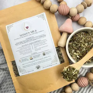 Mama's Milk: Loose-Leaf Herbal Tea Blend for New Nursing Routines (Caffeine-Free) Traditional Beverage for Nourishment, Hydration, Postpartum & Breastfeeding Support with Organic Fennel Seed, Oat Straw, Red Raspberry Leaf, & Nettle