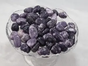 Lepidolite Tumbled Stones - 1 LB Bag