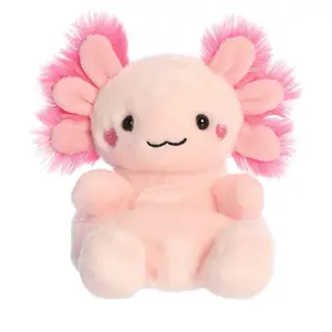 Aurora Palm Pals Xena Love Axolotl Stuffed Animal 5 Inch – Cute Pink Collectible Plush Toy for Kids, Décor and Gifts