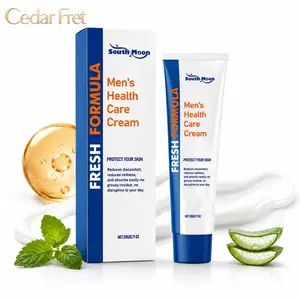 Men's Intimate Care Cream, Daily Skin Comfort Formula, Fast Absorbing Moisturizing Cream for Sensitive Areas, Non-Greasy Body Care