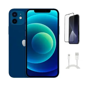 Refurbished iPhone 12 (AT&T Only) - Excellent Condition with Pre-Installed Tempered Glass Screen Protector and 1 Year Warranty
