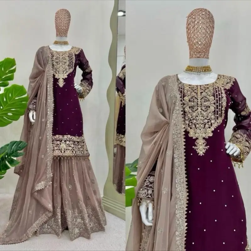 Elegant Indian Wedding Dress for Women Traditional Bride's Attire with Underwear High-Quality Materials Comfortable Fit Perfect for Cultural Diversity