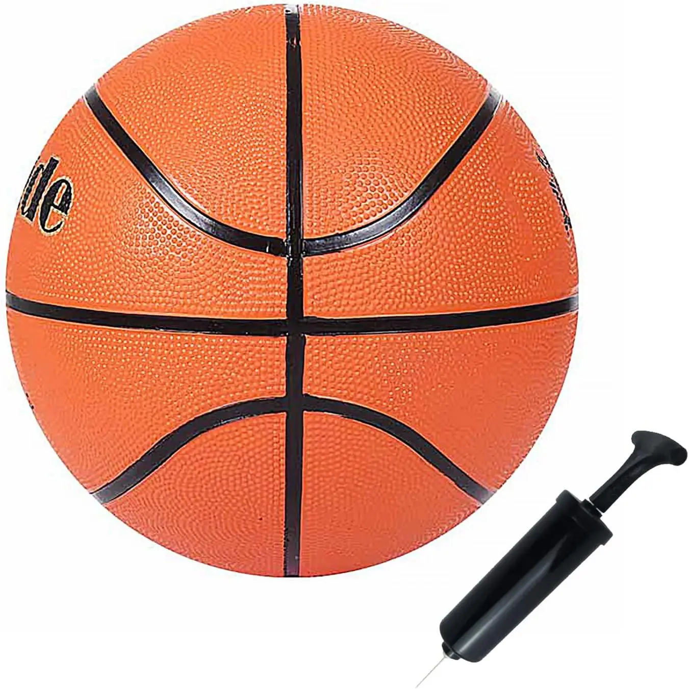 Rubber Basketball for Children, Size 3 (7 in) Mini Ball with Anti-Slip Grip for Boys & Girls, Durable for Indoor & Outdoor Training