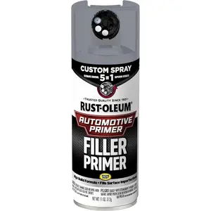 Automotive Filler Primer Custom Spray 5-in-1, 12 oz, Gray