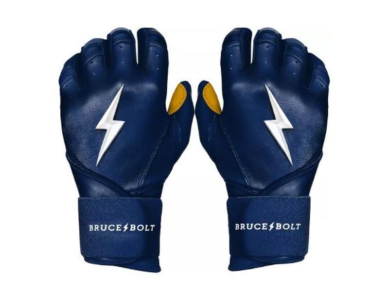 BRUCE BOLT Men's Original Series Long Cuff Batting Gloves For Everyone