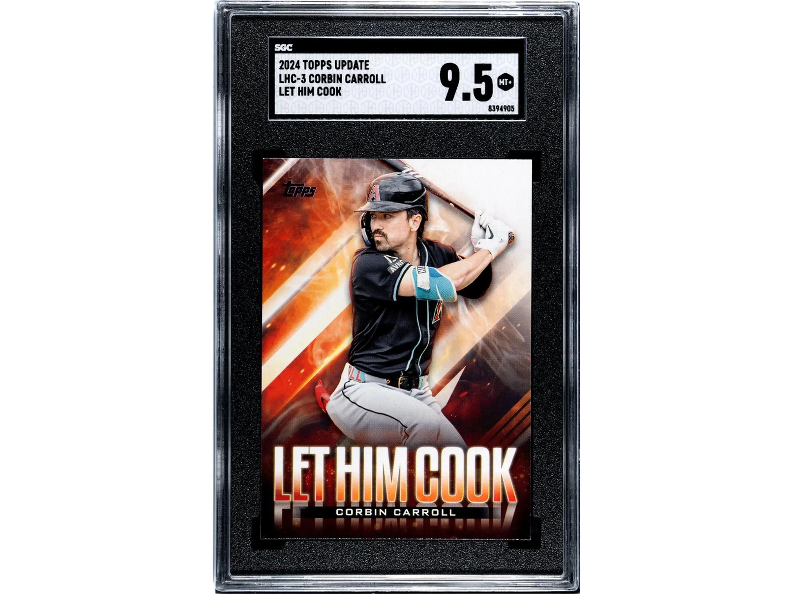 2024 Topps Update #LHC-3 Corbin Carroll Let Him Cook SGC 9.5