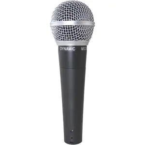 Wm58 Classic Style Dynamic Vocal Instrument with Clean Sound, Metal Body Microphone (not with Cable)