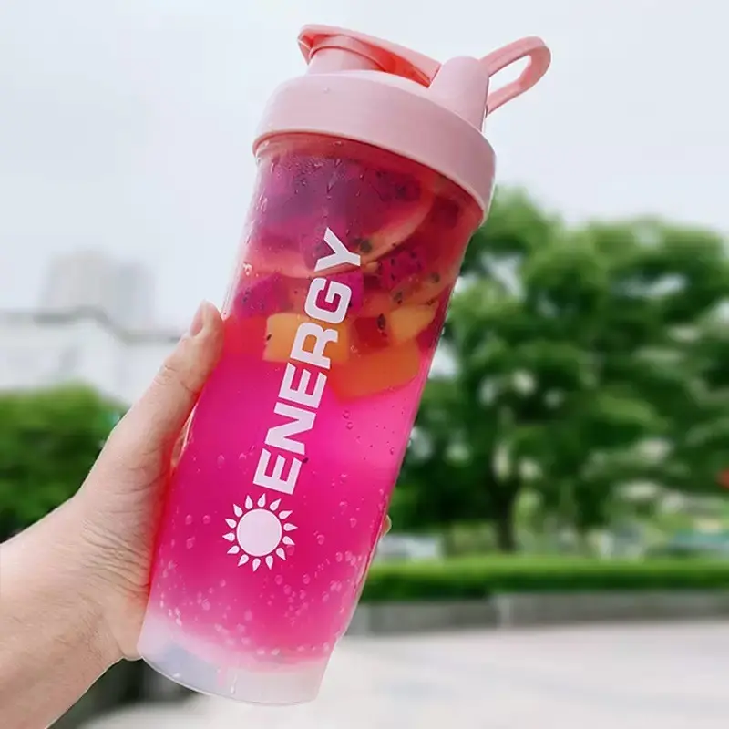 Large Capacity Protein Shaker Cup with Mixing Ball, Protein Shaker Bottle, Drink Shaker, Four Color Options Available, High-End Design Perfect Gift, Ideal for Fitness Enthusiasts