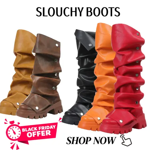 Women's Ruched Mid-Calf Round Toe Platform Boot Heels - Detachable Snap Panel, Stylish Shoes for Women