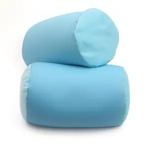 212 MAIN MBR-001-01 Microbead Roll Mooshi Bolster Squish - Light Blue, Compact, Relaxation, Moldable, Stress Relief Outdoor Furniture Accessory
