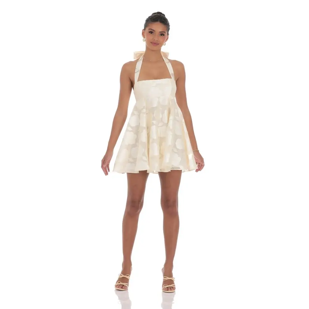 cream babydoll dress Peter Pan Vintage Babydoll Dress In Butter Cream *preorder*