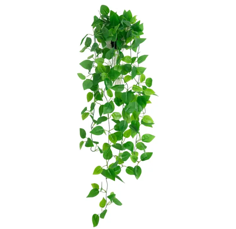 Fake Hanging Plants for Room Decor,1pcs Artificial Potted Plants Vines for Wall Home Office Aesthetic Living Kitchen Bathroom Coffee Table Shelf Indoor Outdoor Farmhouse Patio Decorations