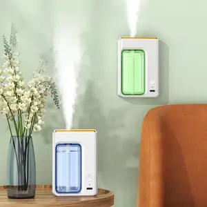 Air Humidifier, Rechargeable Aroma Diffuser with Essential Oil, Automatic Sprayer, Home Appliances for Bedroom, Bathroom, Hotel, USB Powered Humidifier