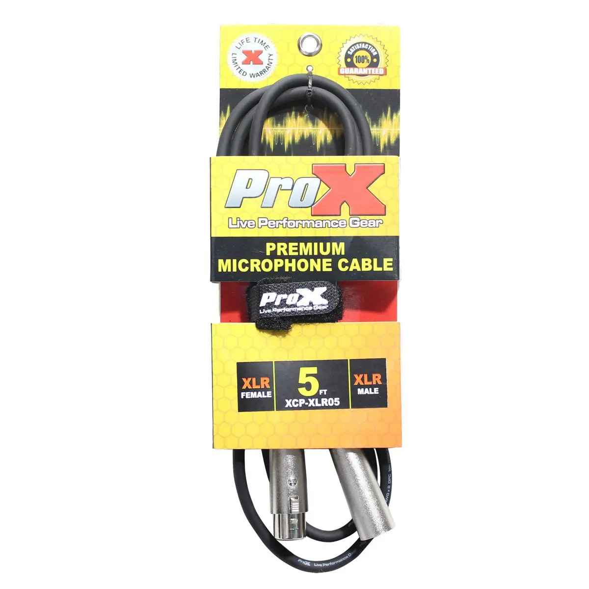 ProX Premium Series XCP-XLR05 5' XLR-F to XLR-M Balanced Microphone Cable, Professional Audio Gear