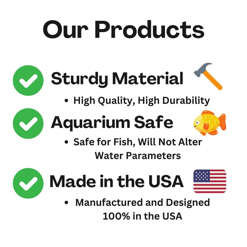 Aquarium Underground Tunnel Cave Natural Curve | Viewing Fish & Shrimp Under Gravel Tunnel | Fish Tank Decor Decoration Hideout Perfect for Corydora Catfish, Kuhli Loach, Clown Loach, Pleco