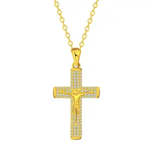 Diamond Cross Necklace for Women – Gold & Silver Faith Necklace for Protection, Blessings & Good Luck    womens gifts   stuff to get gf for valentine   chains   gifts for women  necklace birthday gifts for gf cross necklace initial necklaces