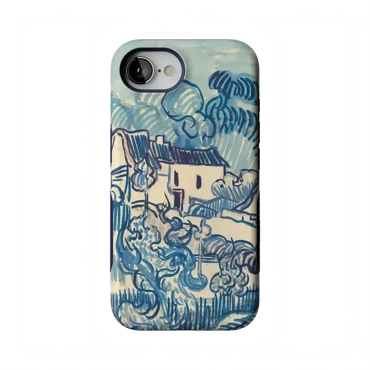Casely iPhone 16e Case | Van Gogh Museum | Landscape With Houses | Bold Protective Design | Compatible with MagSafe