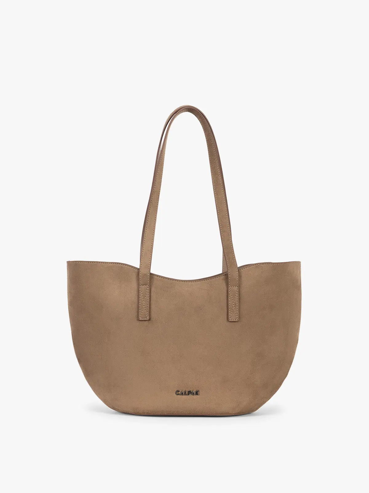 Haven Tulip Tote in Vegan Suede