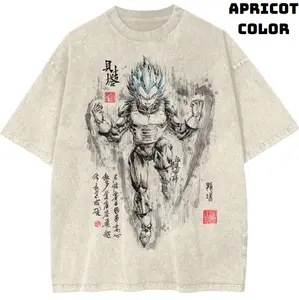 Vegeta Vintage Graphic Tees, DBZ Tshirt, Dragon Ball Z Shirts, Anime Clothing, Unisex Manga Anime Shirt Top Menswear Womenswear Streetwear