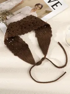 Solid Knit Hairband, Knotted Headband, Headscarf Hat Hair Accessory, Daily Use, Girls Casual Boho Style, Women Autumn Winter Fashion, Vacation