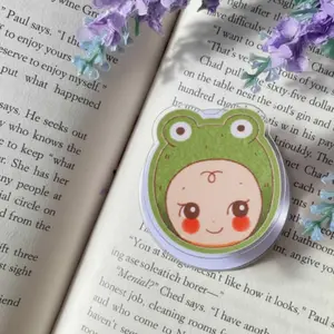 Frog Baby Magsafe Phone Grip, Cutie Frog Kindle Accessories, Coquette Gift For Her, pop socket sticky magnetic mount