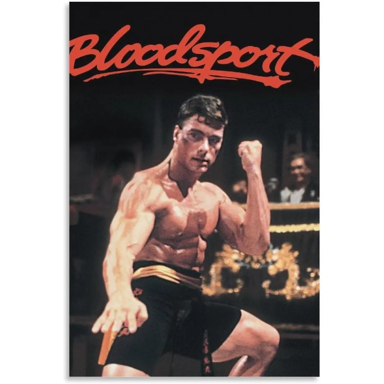 Bloodsport Movie Poster (6) Home Decor Poster Wall Art Hanging Picture Print Bedroom Decorative Painting Posters Room Aesthetic