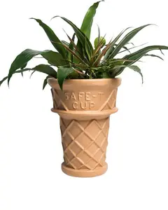 Giant Ice Cream Cone Planter