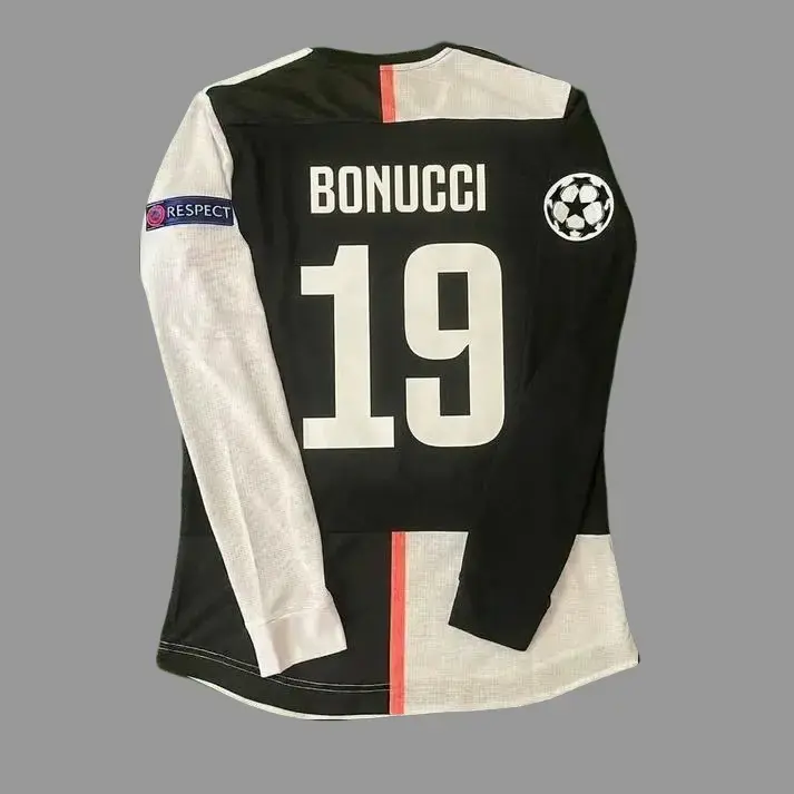 2019/20 Black And White Jersey #19 Leonardo