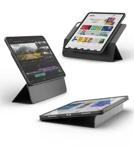 Dexnor for iPad Pro 13 Inch Case M4 2024, Magnetic Floating Removable Protective Cover Adjustable Portrait/Landscape Stand with Raised Screen View Multiple Angles Auto Sleep and Wake