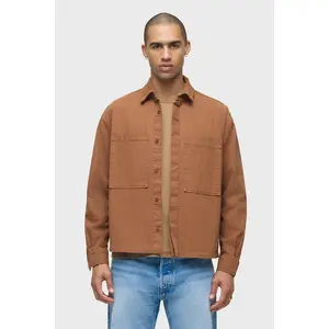Relaxed Long Sleeve Overshirt