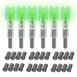 Durability Crossbow Lighted Nock with On/off Switch, .285/.297/.300/.305 Bushings, LED Nock for Hunting & Shooting Accessories