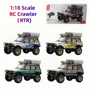 JXC18（LR1801) RC Crawler Upgrade Kit： Metal Drive Shaft, Metal Hydraulic Shocks & Brass Counterweights. 2.4GHz High-Torque 4WD, Realistic Shifting, Dual-Speed, Multi-Function Lights, Dual Li-ion Batteries. Perfect Birthday or Kids Gift! climbing