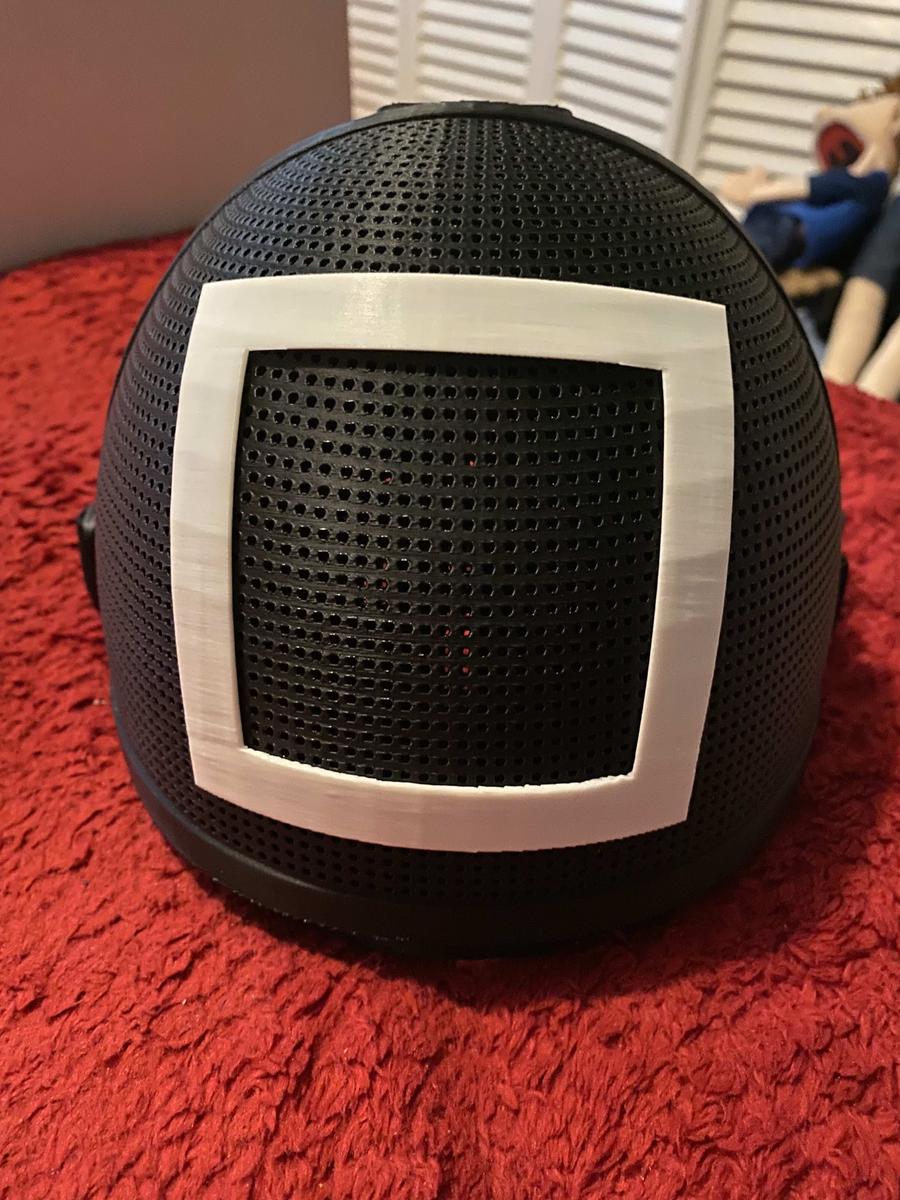 Item: Soldier (glue-on square), 2-point attachment Velcro