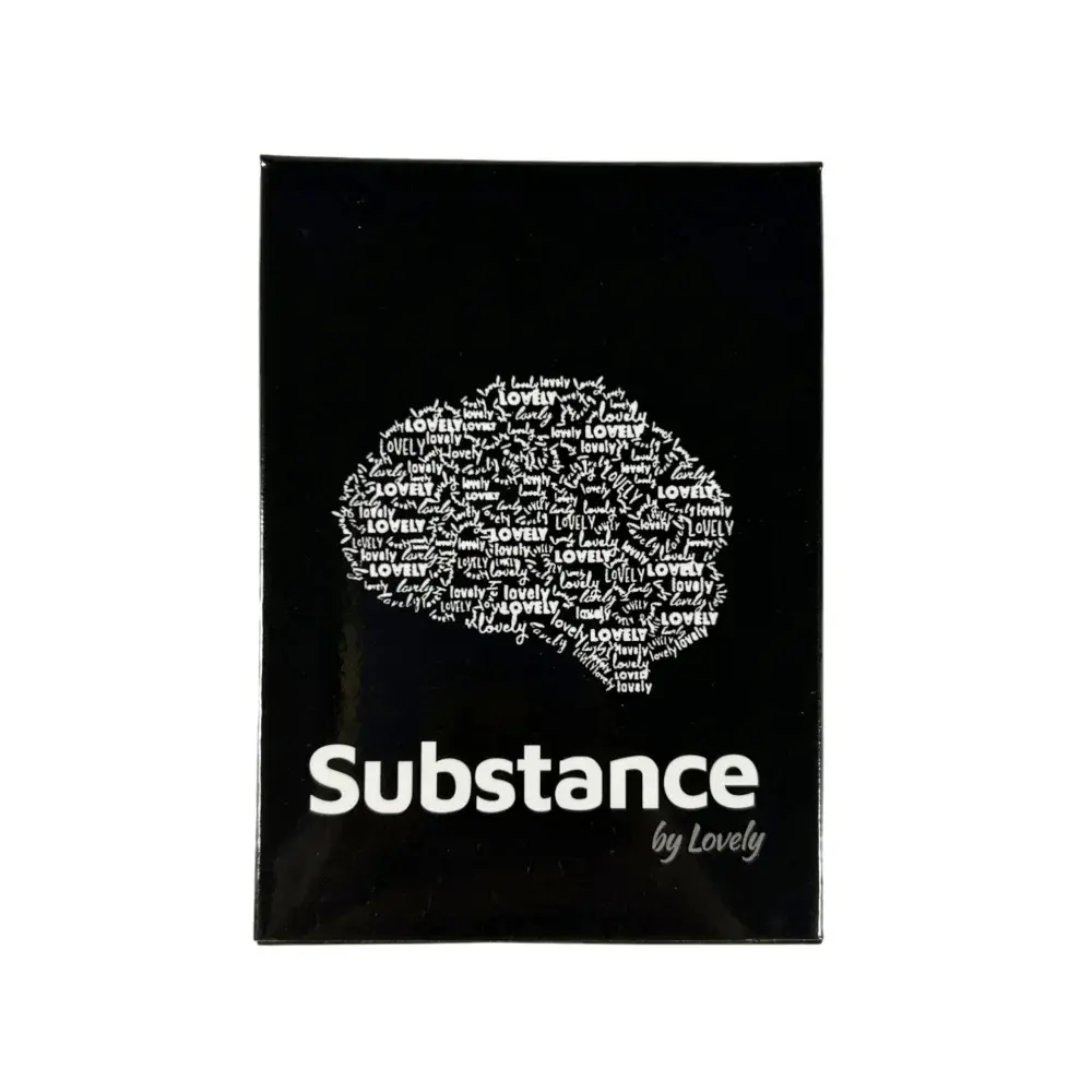 Substance-90 Conversation Cards Fun Party Game for Game Nights & Date Nights 2-6 Players Great Icebreaker Family & Friends by Lovely
