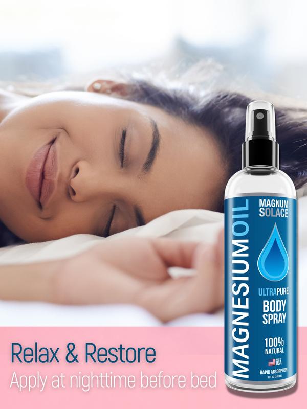 Pure Magnesium Oil Body Spray - Apply to Legs and Feet at Night