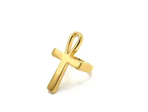 Ankh Ring - Ancient Egyptian Symbol of Life and Power Stainless Steel