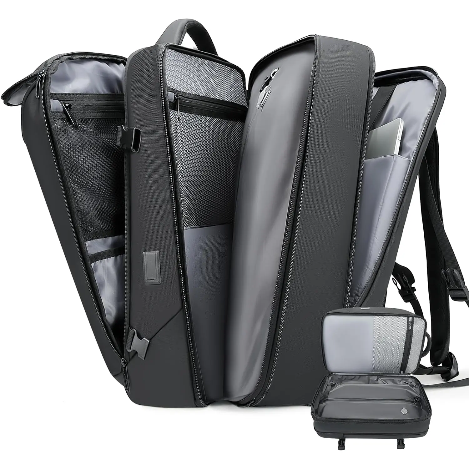 Vacuum Backpack,Compression Backpack for Travel,50L Airback Backpack with Vacuum Seal,Business Back Pack,Usb Charging Port Bags Water Resistant Travel Backpack for Women & Men TANGCORLE