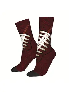 American Football Print MidCalf Socks
