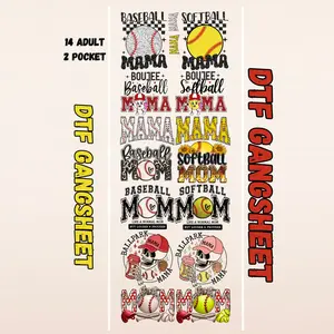 DTF GANGSHEET BASEBALL & SOFTBALL MAMA (22X62)