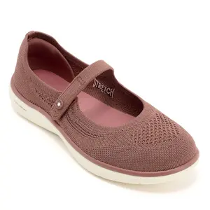 Skechers On-the-GO Flex Radiant Vegan Knit Mary-Janes - Sweet Pea