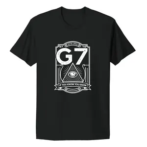 Winter Outfits Official Group 7 ( G7) Third-Eye Unisex T-shirt- Infused With  Clear Quartz - Group 7 - If you know you know - Graphic T-shirt RESTOCK COMING SOON! Cotton Tshirt